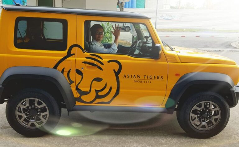 New Yellow Tiger Car