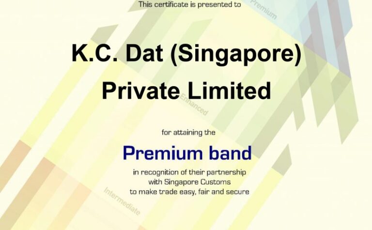 Asian Tigers Singapore: Secure Trade Partnership (STP) Plus Certification